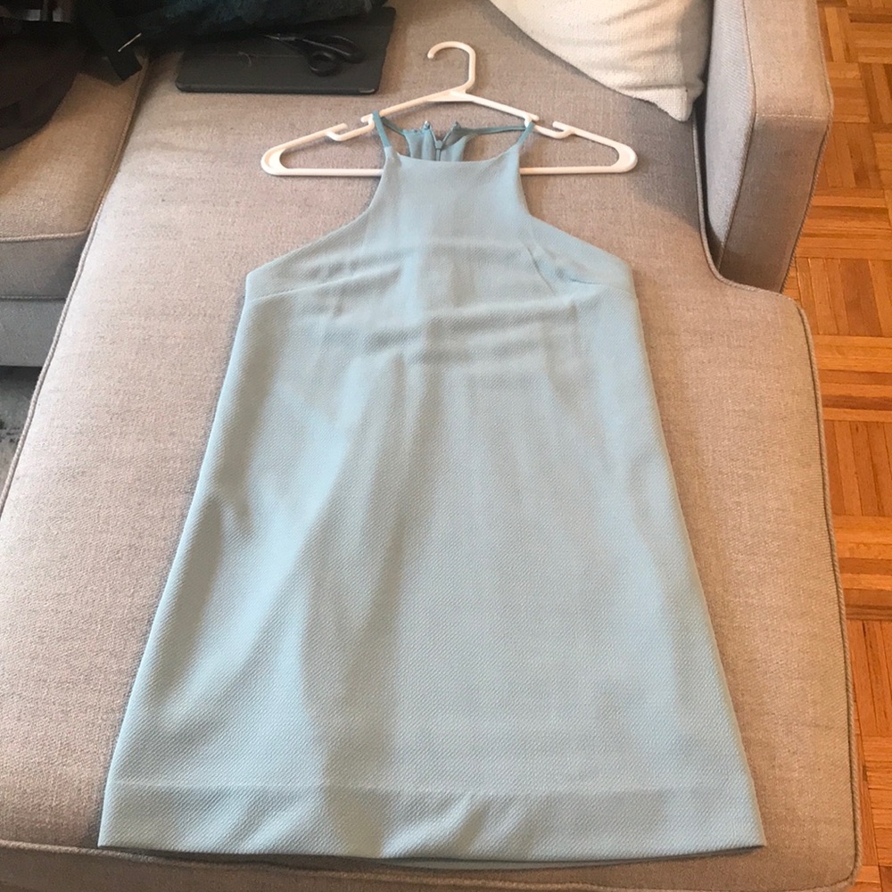 Baby blue dress